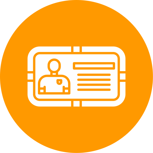 tarjeta de identificación icono gratis