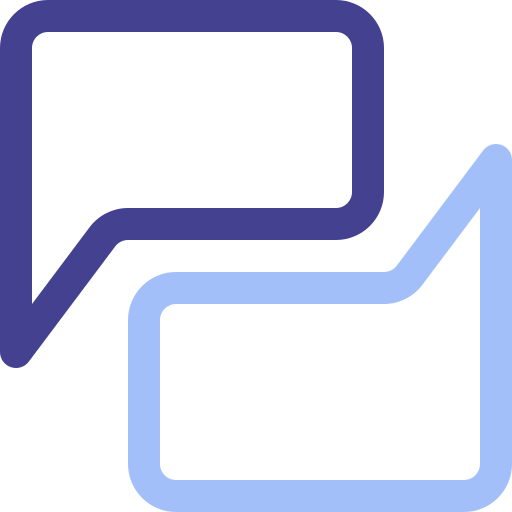 Chatting bubble free icon Chatting bubble free icon