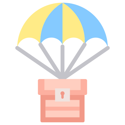 parachutisme Icône gratuit parachutisme Icône gratuit