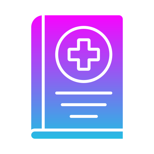 libro de medicina icono gratis