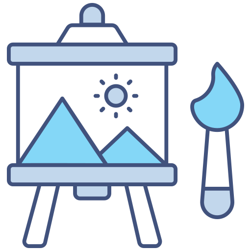 gemälde auf leinwand kostenlos Icon gemälde auf leinwand kostenlos Icon