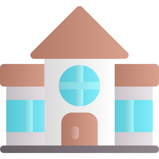 residencia de retiro icono gratis