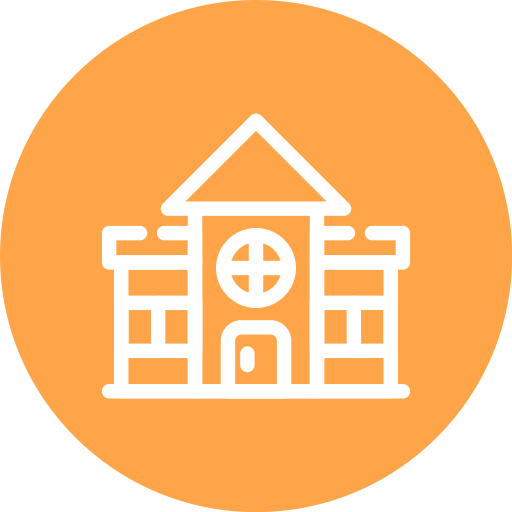 residencia de retiro icono gratis