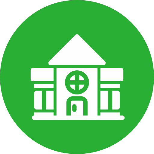 residencia de retiro icono gratis