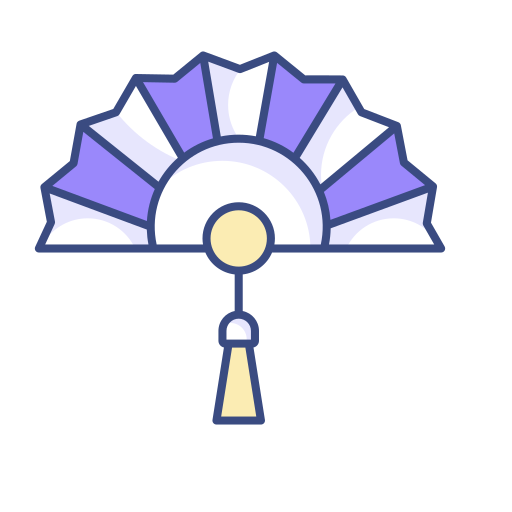 abanico chino icono gratis