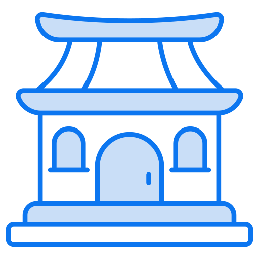 templo chino icono gratis