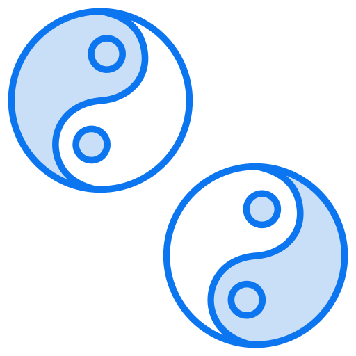 yin yang icono gratis