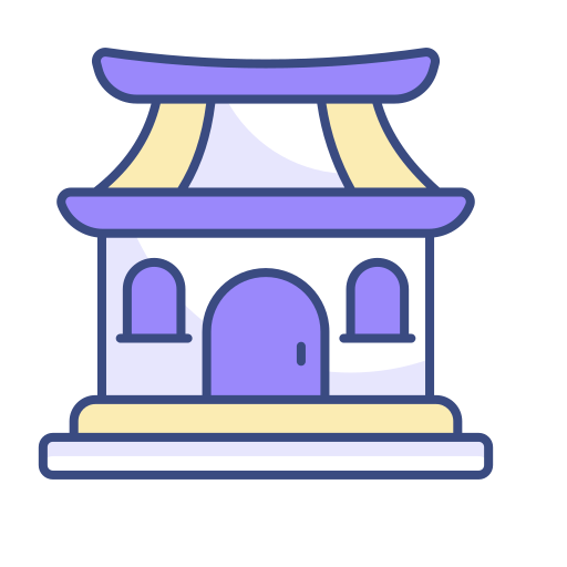 templo chino icono gratis
