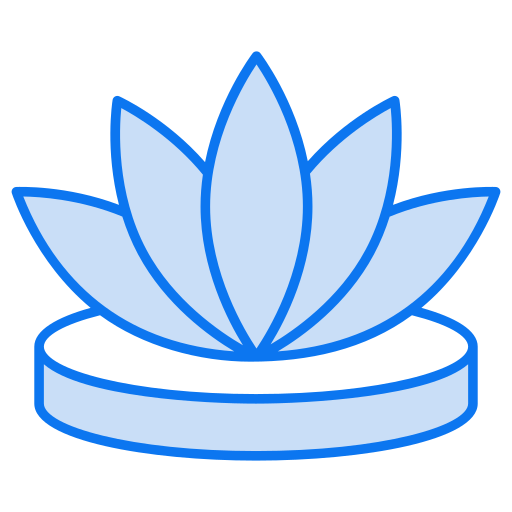 flor de loto icono gratis