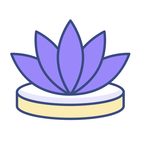 flor de loto icono gratis