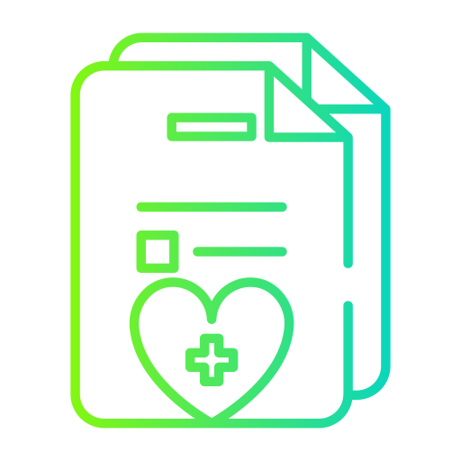 informe de salud icono gratis