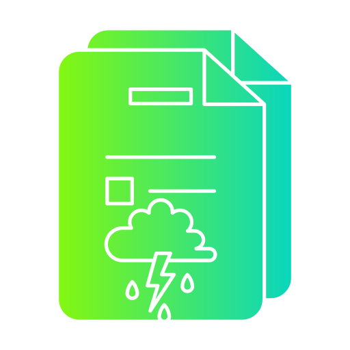 informe meteorológico icono gratis