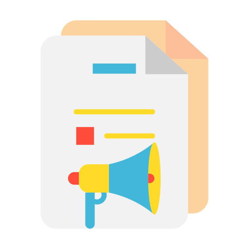 Marketing report free icon Marketing report free icon