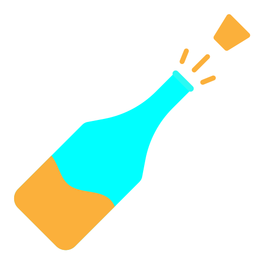 champán icono gratis