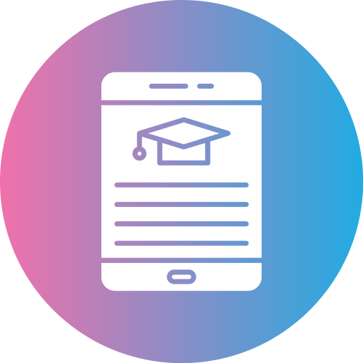 educación en línea icono gratis