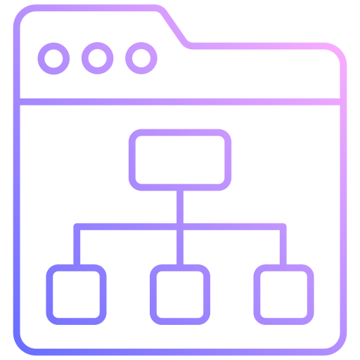 diagrama de flujo icono gratis