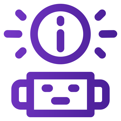 asistente de inteligencia artificial icono gratis