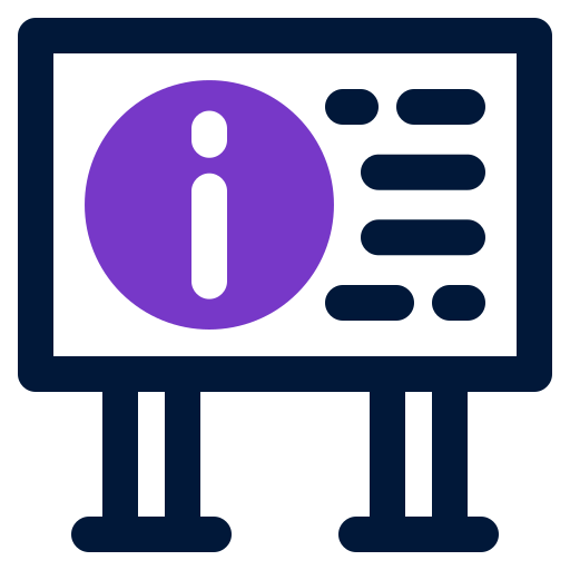 tablón de anuncios icono gratis