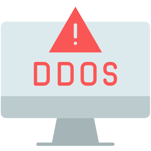 ciberataque ddos icono gratis