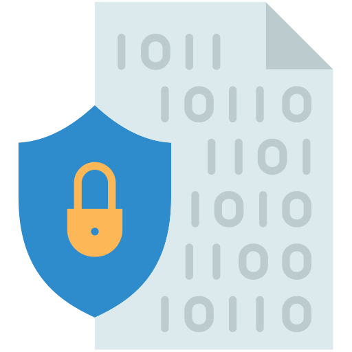 cifrado de datos icono gratis