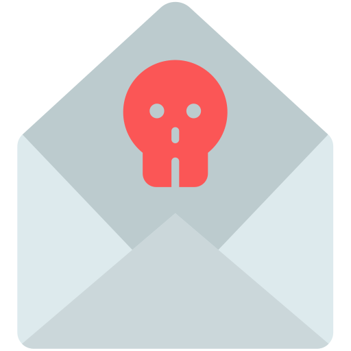 malware de correo icono gratis