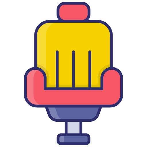 silla de barbero icono gratis