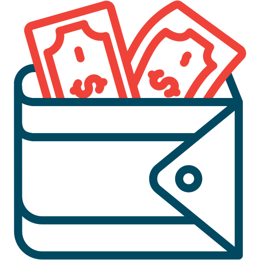 billetera icono gratis