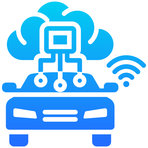 vehículo autónomo icono gratis