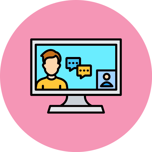 seminario web icono gratis