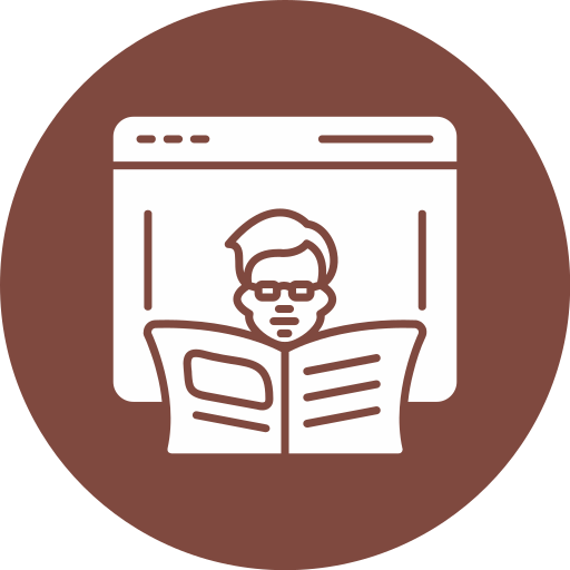 educación en línea icono gratis