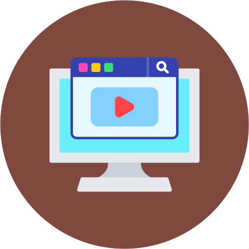 cours vidéo Icône gratuit cours vidéo Icône gratuit
