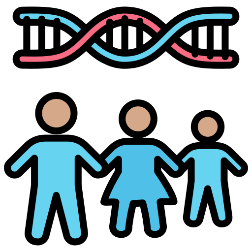 genético icono gratis