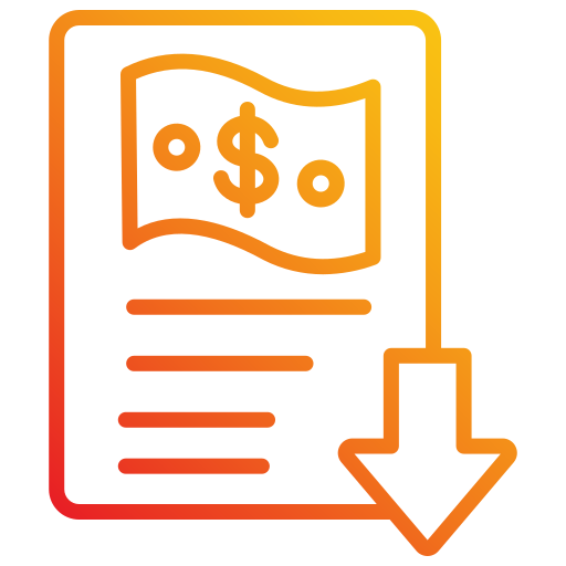 pérdida icono gratis