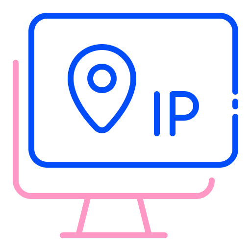 dirección ip icono gratis