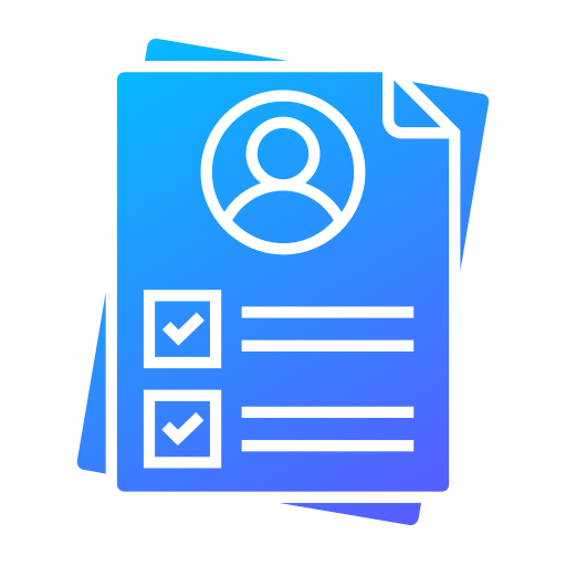 icono de currículum icono gratis