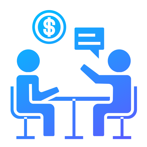 negociación icono gratis