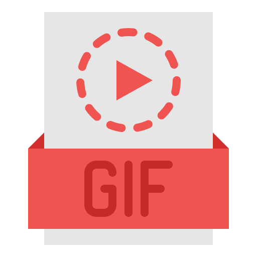 archivo gif icono gratis