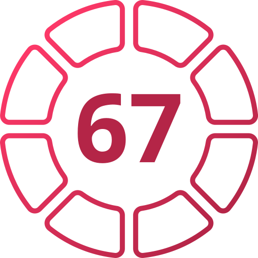 67 grátis ícone
