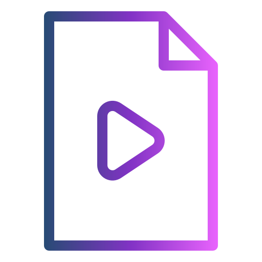 archivo de vídeo icono gratis