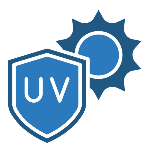 protección uv icono gratis