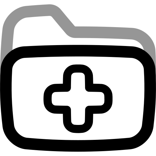 carpeta médica icono gratis