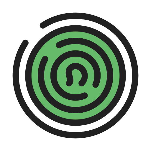 empreinte digitale Icône gratuit