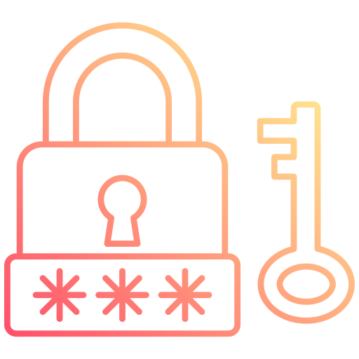 protección con contraseña icono gratis