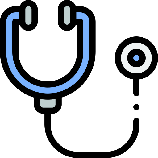 Stethoscope Detailed Rounded Lineal color icon