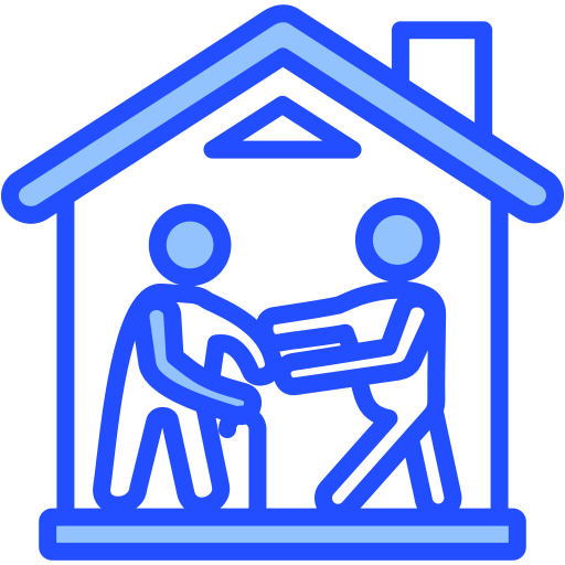 vida asistida icono gratis