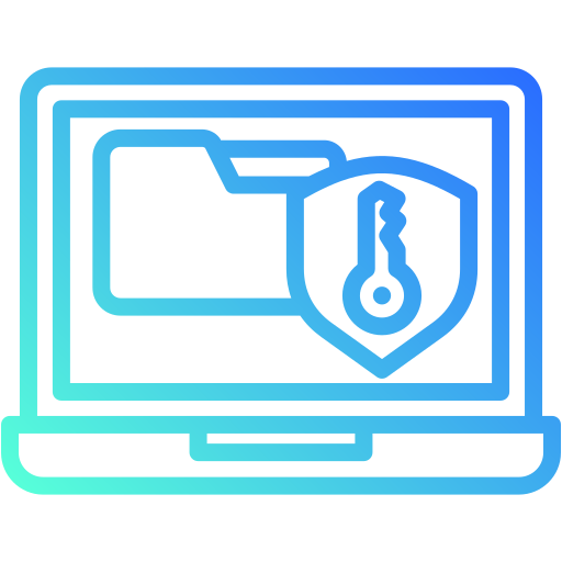protección de datos icono gratis