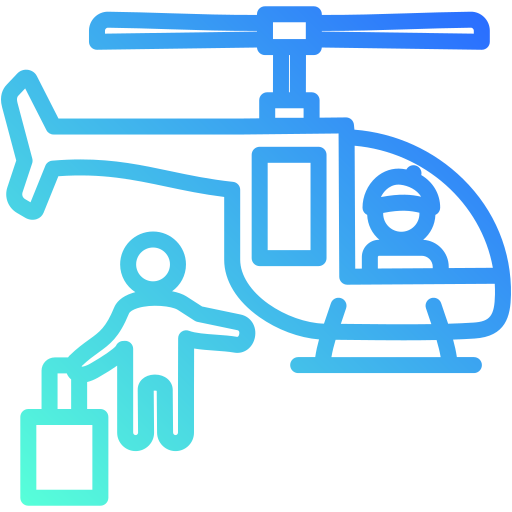 helicóptero icono gratis