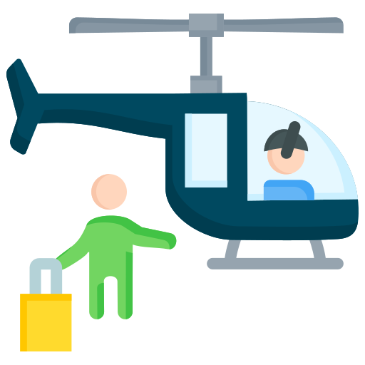 helicóptero icono gratis