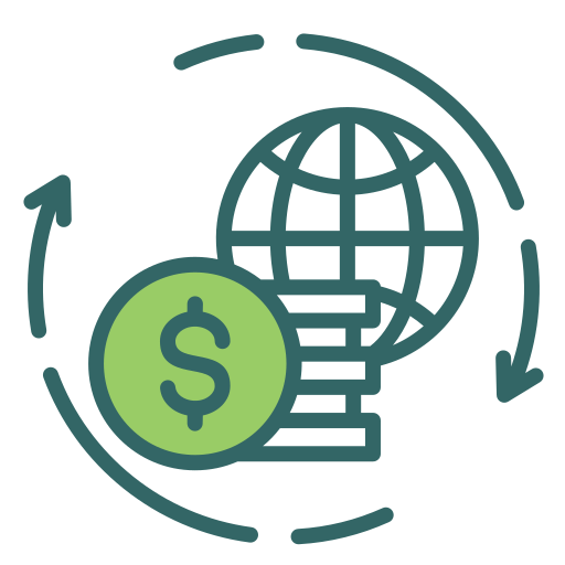 economía circular icono gratis