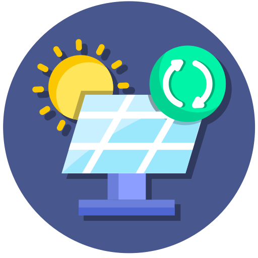energía renovable icono gratis